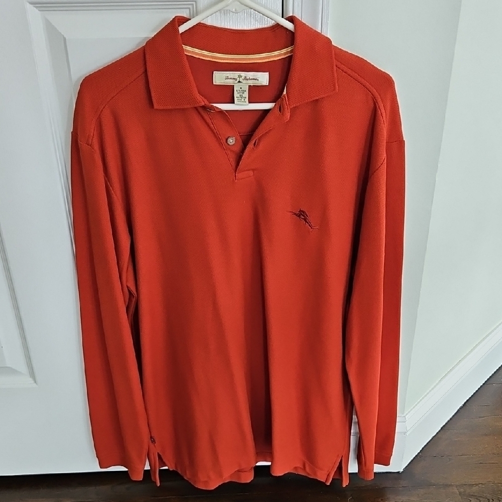Tommy Bahama Rust Red Polo Shirt